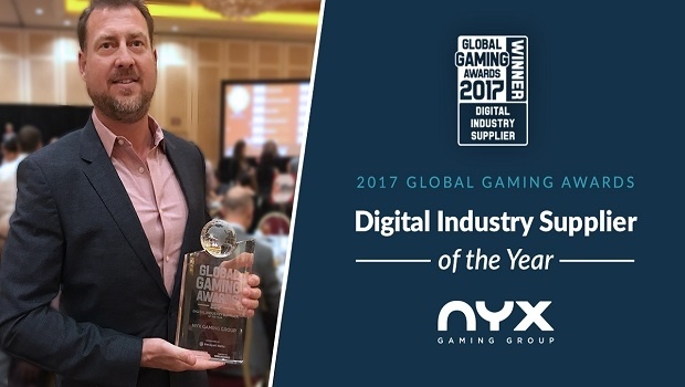 NYX Gaming Group recebeu prêmio em Las Vegas
