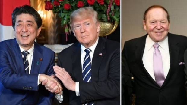 Trump ajudou Sheldon Adelson a adiantar os planos de um cassino no Japão