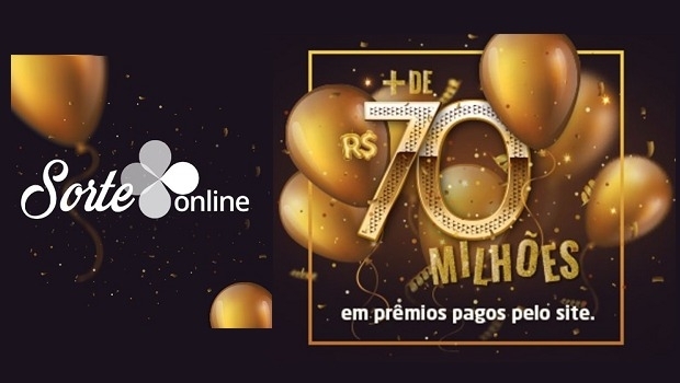 Sorte Online celebra a marca de R$70 milhões entregues em prêmios