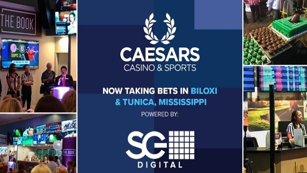 SG and Caesars launch sports betting in Mississippi