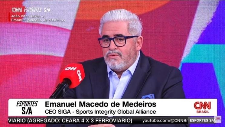 CEO da Sport Integrity Global Alliance diz que manipulação no mercado de apostas é alarmante