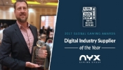 NYX Gaming Group recebeu prêmio em Las Vegas