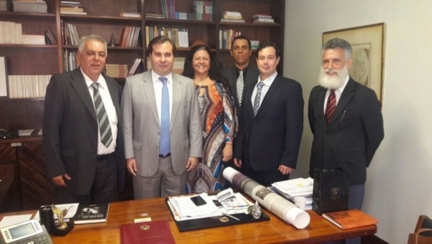 Febralot e SINCOERJ se encontram com o presidente da Câmara dos Deputados