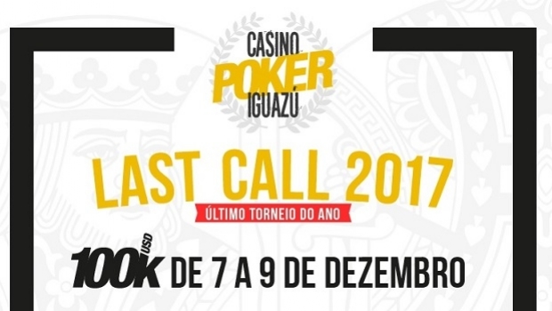 Casino Iguazú realiza torneio “Last Call” para encerrar um 2017 de sucesso