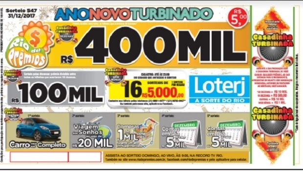 Ano Novo turbinado com o Rio de Prêmios