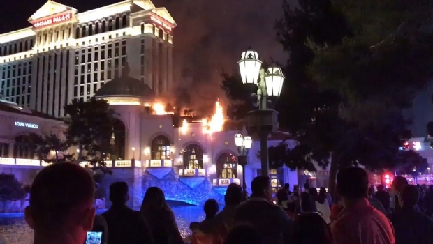 Incêndio no teto do Bellagio tem estimativa de US$ 400.000 em prejuízos