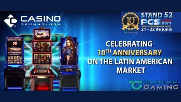 Casino Technology comemora 10º aniversário na América Latina