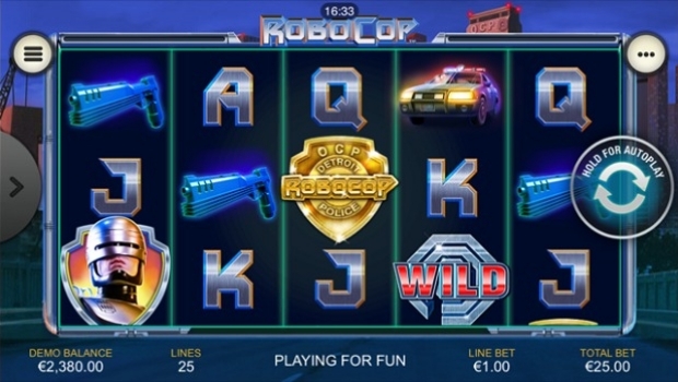 Playtech lança slot de Robocop