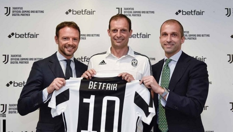Juventus anuncia parceria com a Betfair