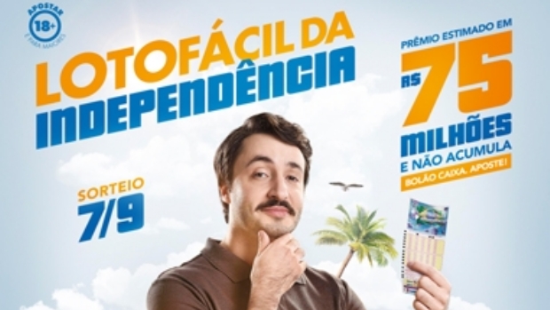 Começam as apostas exclusivas da Lotofácil da Independência 2017