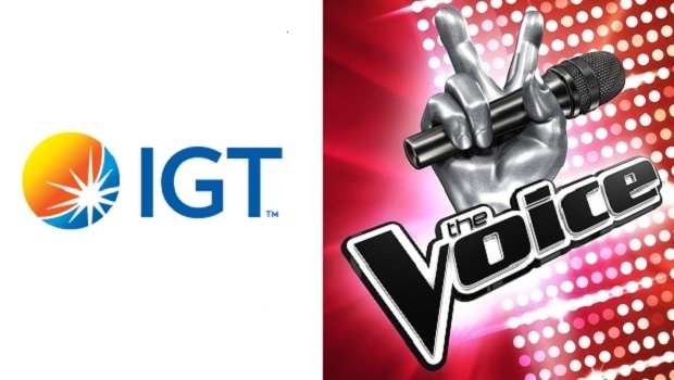 IGT assina licença de jogo com o The Voice para loteria