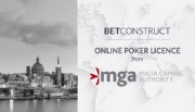 BetConstruct recebe aprovação da MGA para adicionar poker ao seu portfólio