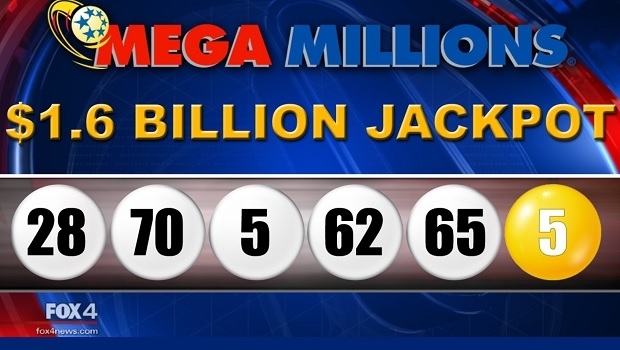 Single ticket wins US$1.6 billion Mega Millions jackpot