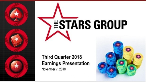 The Stars Group tem receita bruta de US$571,983 milhões no 3º trimestre