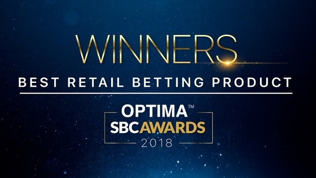 Optima vence como melhor produto de apostas de varejo no SBC Awards 2018