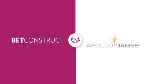 BetConstruct integra Apollo Games em seu portfólio de cassino