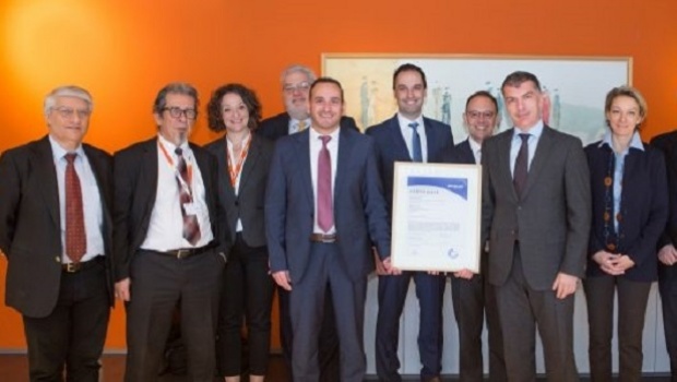 Intralot receives anti-bribery management systems certification