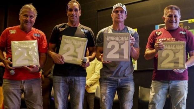 Brazilian football stars gather for LOTERJ launch