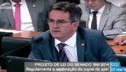 Relatório da Lei do Jogo é rejeitado pela CCJ do Senado