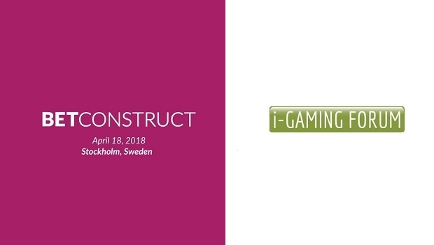 BetConstruct participa do iGaming Forum 2018 na Suécia