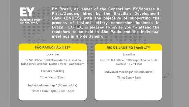 BNDES invites interested parties in LOTEX to road shows in Sao Paulo and Rio de Janeiro