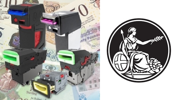 ITL’s note validator range received approbal from Bank of England