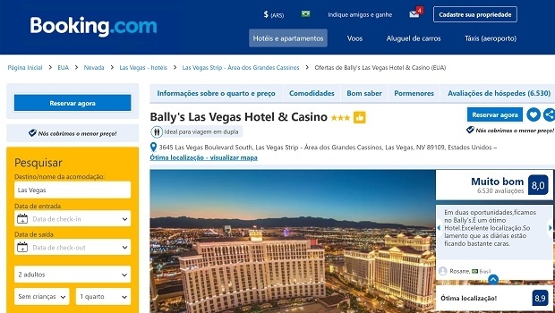 Booking.com: Brazilian travelers prioritizes casinos and gaming to choose a destination