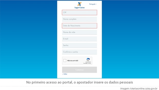 Instruções: Como funciona paso a passo o site das Loterias Online da CAIXA