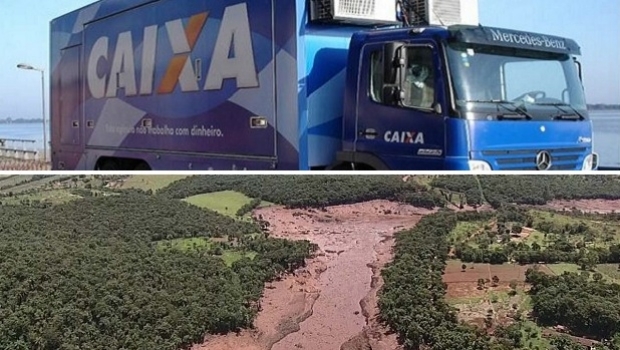 Caixa abre conta de doação e leva agências móveis em Brumadinho