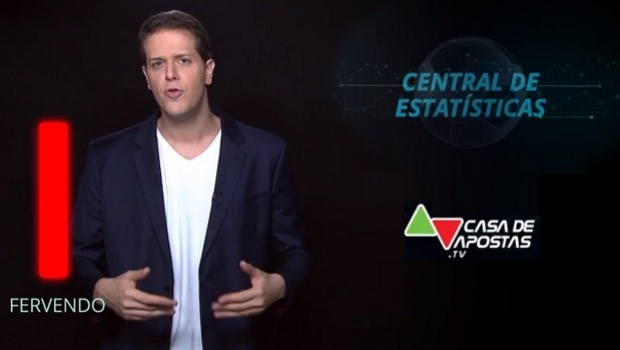 Globoesporte.com's Central de Estatística is sponsored by ‘Casa de Apostas’