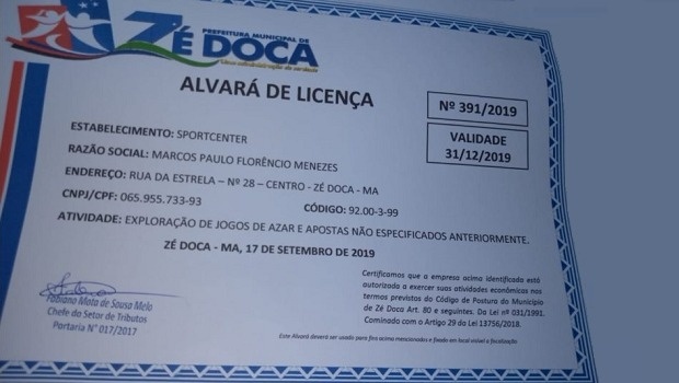 City Hall releases curious gambling license in Brazilian city of Zé Doca