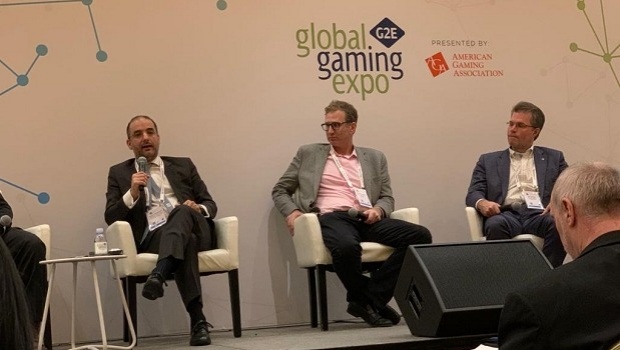 Professor Pedro Trengrouse gave a talk about Brazil at G2E 2019 in Las Vegas