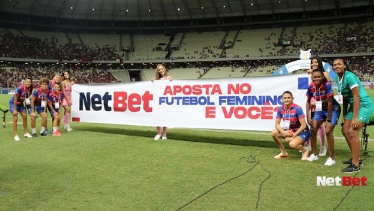 NetBet e as jogadoras do Fortaleza convocaram para apostar no futebol feminino