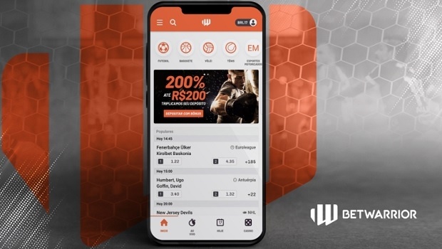 BetWarrior lança principal produto de apostas esportivas para celular