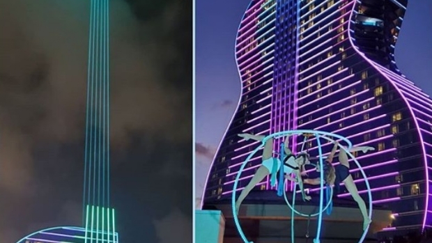 Hard Rock opened in Florida its US$1.5 billion guitar-shaped Hotel & Casino