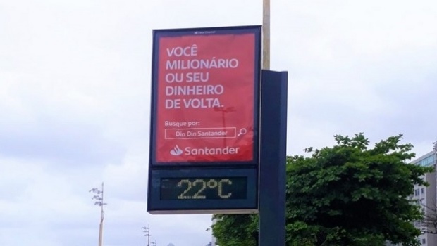 Banco Santander é processado por propaganda enganosa “Din Din do Milhão”
