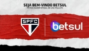 São Paulo estreará patrocínio da casa de apostas Betsul no calção contra o Fortaleza