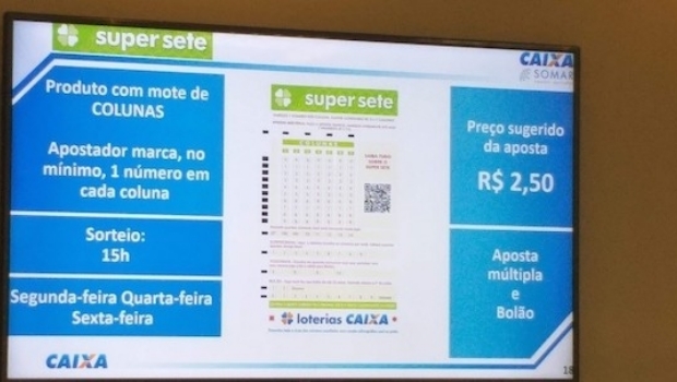Além de Super Sete, terá outro novo jogo com altos prêmios em 2020