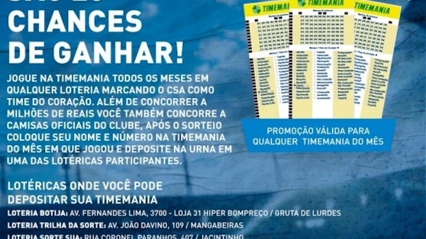 Centro Sportivo Alagoano iniciou parceria com casas lotéricas para premiar torcida azulina