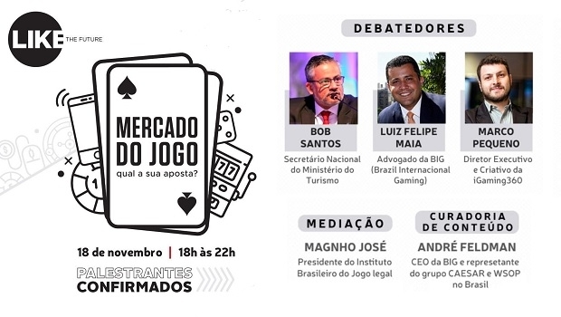 Bob Santos and Luiz Felipe Maia will discuss about future of gaming at Lide Futuro event