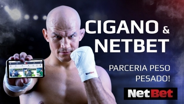 Com patrocínio a Junior Cigano, Netbet marca presença no mercado de MMA