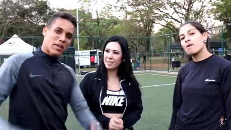 Tempobet e Raquel Freestyle desafiam o craque Pedrinho do Corinthians