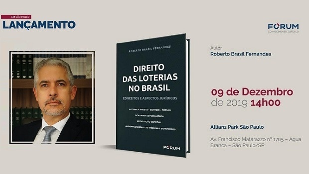 Roberto Brasil Fernandes lança seu novo livro sobre “Direito das Loterias no Brasil”
