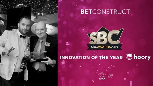 Hoory da BetConstruct ganha o prêmio "Inovação do Ano"