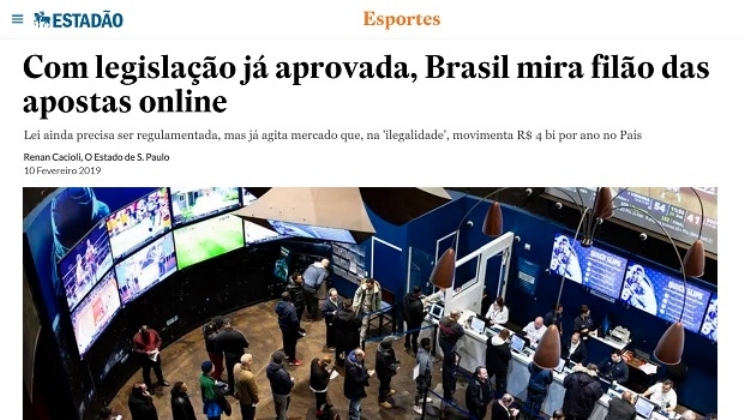 Com legislação já aprovada, Brasil mira filão das apostas online
