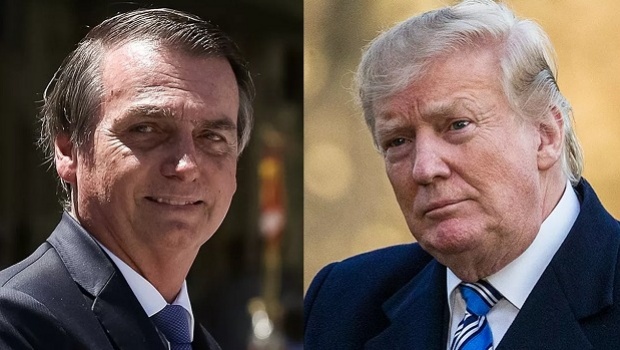 Jair Bolsonaro e Donald Trump podem abordar hoje a reabertura de cassinos no Brasil