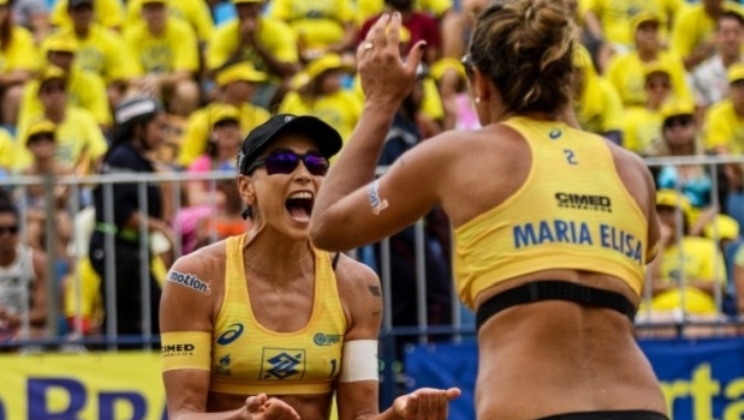 Betmotion patrocina a dupla brasileira de vôlei de praia Carol Solberg e Maria Elisa