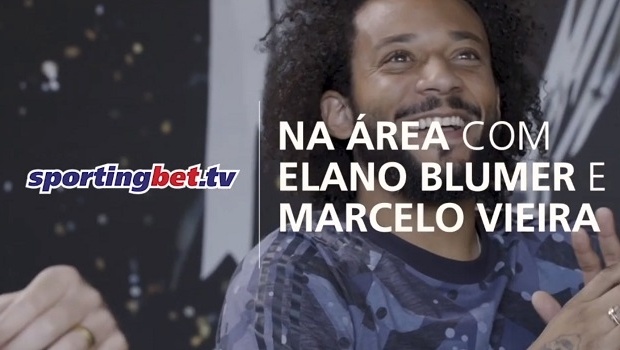 Bookmaker Sportingbet interviewd Brazilian football star Marcelo