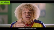 Carlos Valderrama estrela a primeira campanha de marketing da Codere na Colômbia