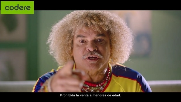 Carlos Valderrama estrela a primeira campanha de marketing da Codere na Colômbia